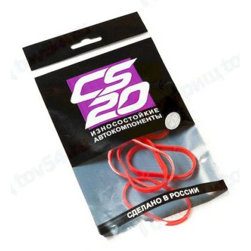 Прокладка коллектора LADA Largus (16кл), Renault Logan, Sandero впуск (5шт) силикон красный 8200052 <b>CS-20 10239</b>