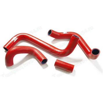 Патрубки радиатора ВАЗ 2121 Нива (4шт) силикон красн <b>CS-20 12005</b>