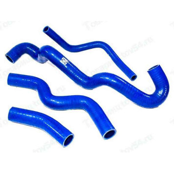 Патрубки радиатора LADA Largus 8V, Renault Logan (комплект 4 шт) силиконовые усиленные <b>CS-20 13561</b>