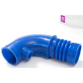 Воздуховод дросселя ВАЗ 2107, 2123 Нива Шевроле (к дросселю) силикон синий <b>CS-20 15042</b>