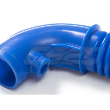 Воздуховод дросселя ВАЗ 2107, 2123 Нива Шевроле (к дросселю) силикон синий <b>CS-20 15042</b>-2