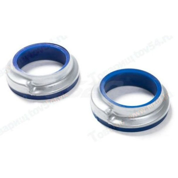 Прокладки пружин ВАЗ 2101 передние с чашками (комплект 2шт) полиуретан синий <b>CS-20 15571</b>