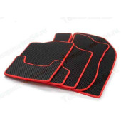 Ковры салона LADA X-RAY (2015-) EVA черный/красный <b>CS-20 16653</b>