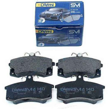 Колодки тормозные ВАЗ 2108-2110 передние без датчика износа DAFMI D140SM (2108-3501080)