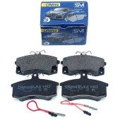 Колодки тормозные ВАЗ 2108-2110 передние с датч.износа DAFMI D140SMI (2108-3501080, 2110-3501080)