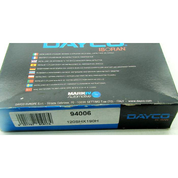 Ремень ГРМ DAYСO 120 SHX 190H = 120 RHX 190H (94006)-1