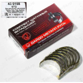 Вкладыши Lada Vesta, X-Ray, Renault Duster, Nissan Almera шатунные 0,00 <b>ДАЙДО МЕТАЛЛ РУСЬ (ЗМЗ) 43 0158</b>