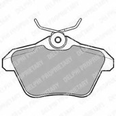 Колодки тормозные дисковые для LANCIA KAPPA(838,838A,838B) <b>DELPHI LP1018 / 21606</b>