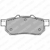 Колодки тормозные дисковые для HONDA CIVIC(EG,EH,EJ,EK,ES,MB,MC), CRX(EG,EH), INTEGRA(DC2,DC4) <b>DELPHI LP1456 / 21738</b>