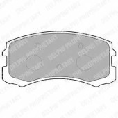 Колодки передние LANCER (CY) 1.8, LANCER VI EVO 2.0-16V <b>DELPHI LP1901</b>