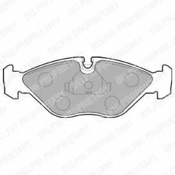 Колодки тормозные дисковые для SAAB 9000 <b>DELPHI LP786 / 21154</b>