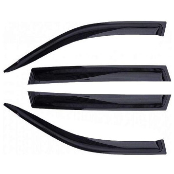 Ветровики (дефлекторы) для дверей ВАЗ 2110, 2112, 2170 Приора самоклеящиеся <b>DELTA DN-00005</b>