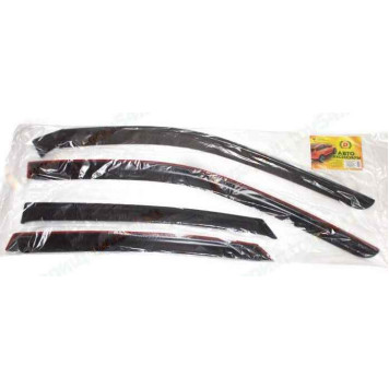 Ветровики (дефлекторы) для дверей ВАЗ 2191 Гранта (накладной) <b>DELTA DN-00025</b>