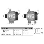 Стартер <b>DENSO DAN1148</b>
