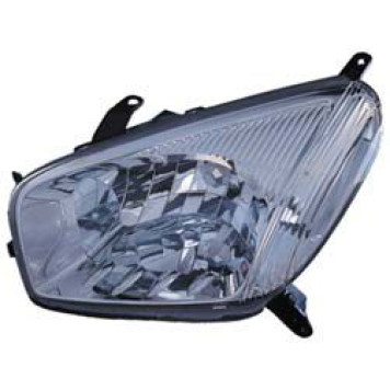 Фара левая под корретор c белым габаритом h4 (euro-тип) TOYOTA RAV4 2001- / <b>DEPO 212-11F4L-LD-EM</b>