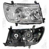 Фара TOYOTA LAND CRUISER 100 05-07 цельная <b>DEPO 212-11H9R-LD-EM</b>
