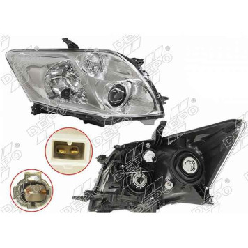 Фара TOYOTA AURIS 06-10 под электрокорректор <b>DEPO 212-11M5R-LD-EM</b>
