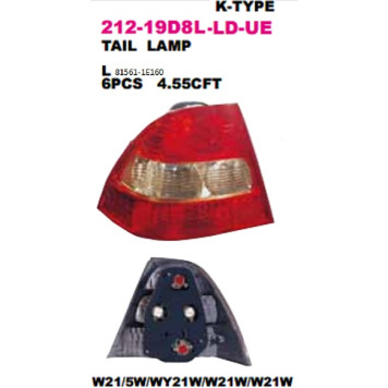 Фонарь левый sdn TOYOTA COROLLA 2002- (E120) / <b>DEPO 212-19D8L-LD-UE</b>