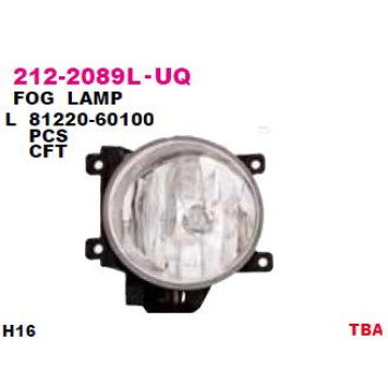 Фара противотуманная TOYOTA LAND CRUISER 200 12-15 / RAV4 13-15 лев. <b>DEPO 212-2089L-UQ</b>