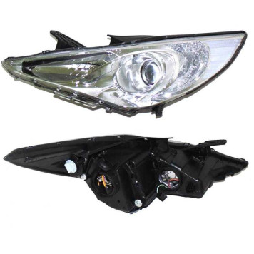Фара HYUNDAI SONATA 11- хром с электрокоректором <b>DEPO 221-1156L-LDEM1</b>