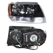 Фара JEEP GRAND CHEROKEE 02-05 черная <b>DEPO 333-1144R-AS-2C</b>