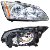 Фара FORD FOCUS II 05-08 хром <b>DEPO 431-1169R-LDEM1</b>