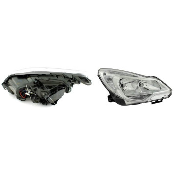 Фара OPEL CORSA 11-14 прав. хром с электрокорректором <b>DEPO 442-1169RMLDEM1</b>