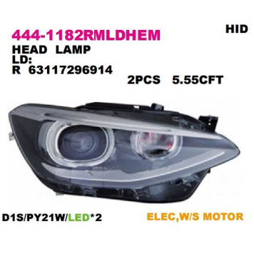F20 F21 фара прав линзован с рег.мотор , диод , (ксенон) <b>DEPO 4441182RMLDHEM</b>
