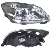 Фара SKODA FABIA 10-13 с электрокорректором, линза <b>DEPO 665-1121RMLD-EM</b>