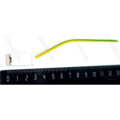 Колодка 1 контактная гнездовая стартера, генератора ВАЗ с проводом <b>ДИАЛУЧ КЛ061</b>