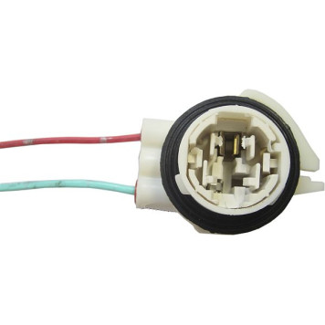 Разъем лампы Р27W без цоколя гнездовой с проводами ДиаЛуч КЛД012-1