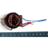 Разъем лампы Р27W/7W (стоп-сигнал японск.) без цоколя гнездовой с проводами ДиаЛуч КЛД013