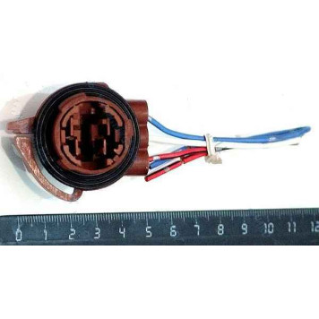 Разъем лампы Р27W/7W (стоп-сигнал японск.) без цоколя гнездовой с проводами ДиаЛуч КЛД013
