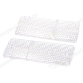 Стекло подфарника ВАЗ 2106 бесцветное (комплект 2шт) <b>2106-3712070 + 2106-3712071</b>