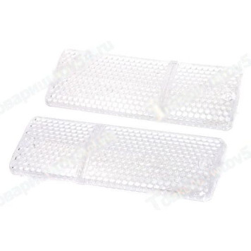 Стекло подфарника ВАЗ 2106 бесцветное (комплект 2шт) <b>2106-3712070 + 2106-3712071</b>