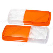 Стекло подфарника ВАЗ 21214 оранжевое (комплект 2шт) <b>21214-3712010/11</b>