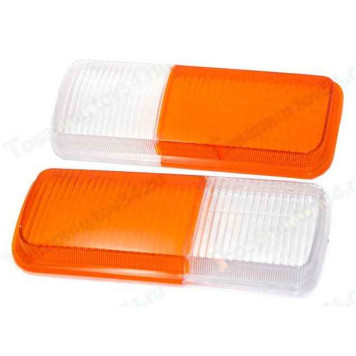 Стекло подфарника ВАЗ 21214 оранжевое (комплект 2шт) <b>21214-3712010/11</b>