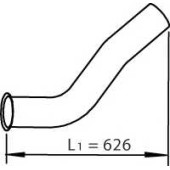 Труба выхлопного газа DINEX 48120