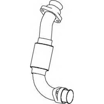 Труба выхлопного газа DINEX 54234