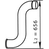 Труба выхлопного газа DINEX 66214