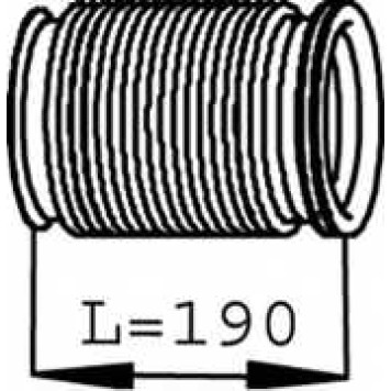 Сильфон системы выпуска DINEX 68239