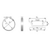 Клемма системы выпуска DINEX 78803