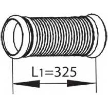 Труба выхлопного газа DINEX 82194