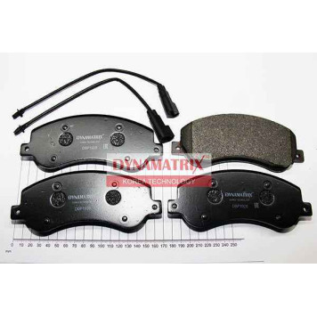 Комплект колодок для дисковых тормозов <b>DYNAMATRIX DBP1928</b>
