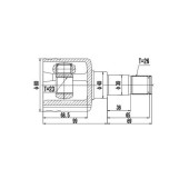 Комплект шруса <b>DYNAMATRIX DCV618044</b>