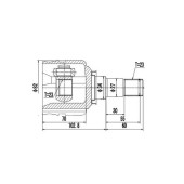Комплект шруса внутренний <b>DYNAMATRIX DCV659023</b>