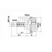 Комплект шруса <b>DYNAMATRIX DCV859019</b>