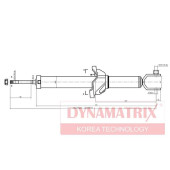 Амортизатор подвески газонаполненный <b>DYNAMATRIX DSA341173</b>