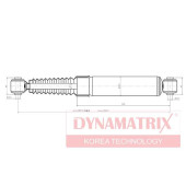 Амортизатор подвески газонаполненный <b>DYNAMATRIX DSA343321</b>