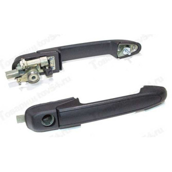 Ручка двери наружная ВАЗ 1117-1119 Калина, 2190 Гранта, 2123 Нива Шевроле передняя левая / ВАЗ 2123 двери багажника <b>ДЗА 2123-6105151</b>-5
